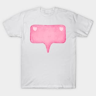 Message Bubble Hearts T-Shirt